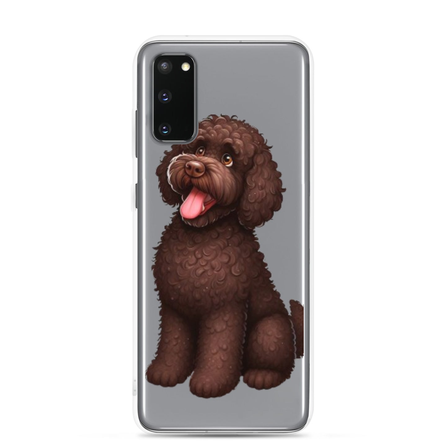 Funda transparente water dog happy