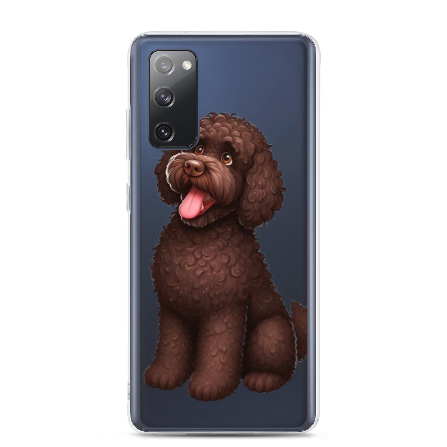 Funda transparente water dog happy