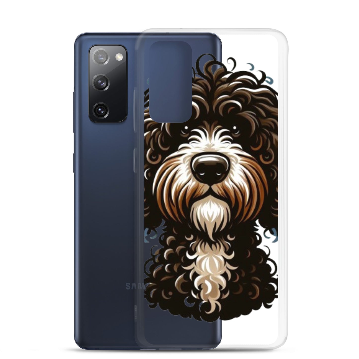 Funda transparente water dog sad