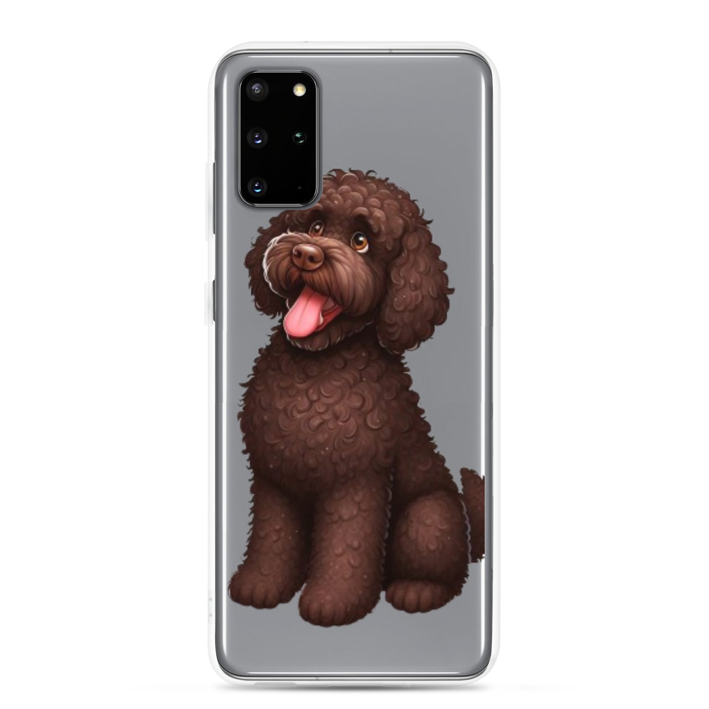 Funda transparente water dog happy