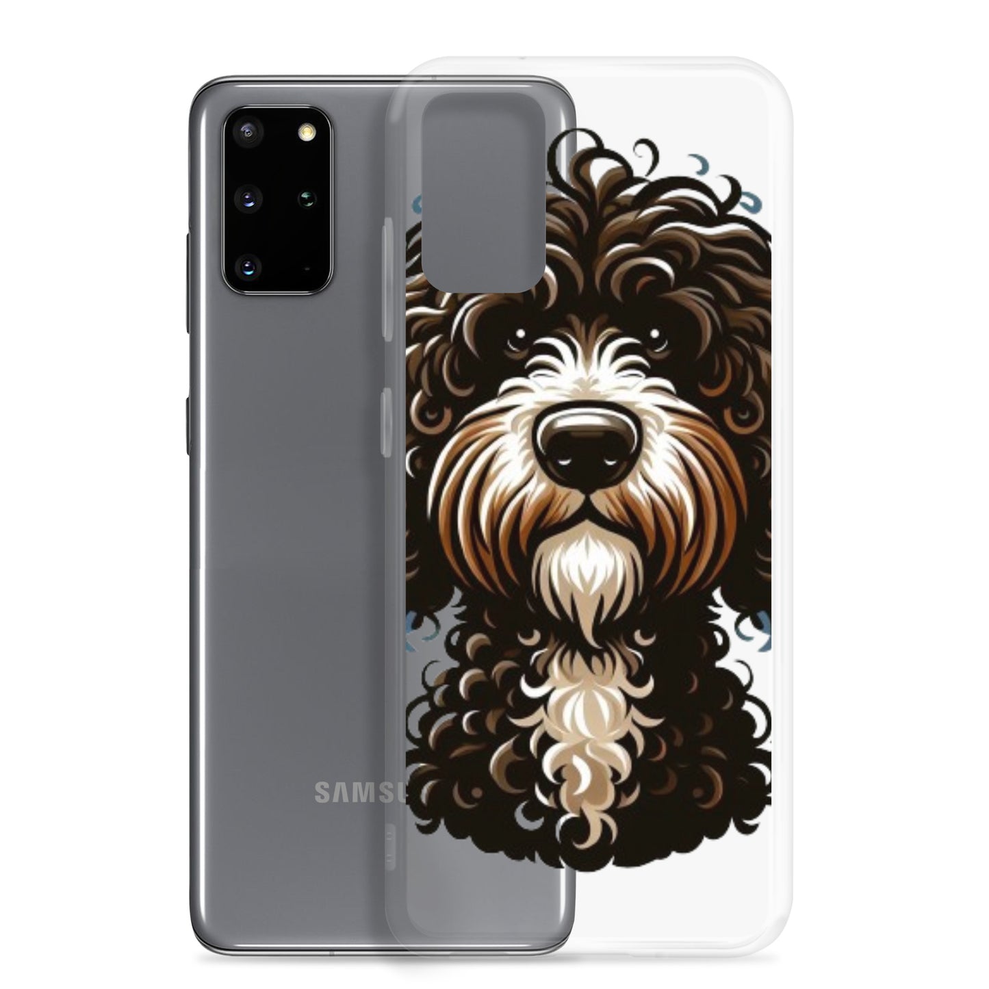 Funda transparente water dog sad