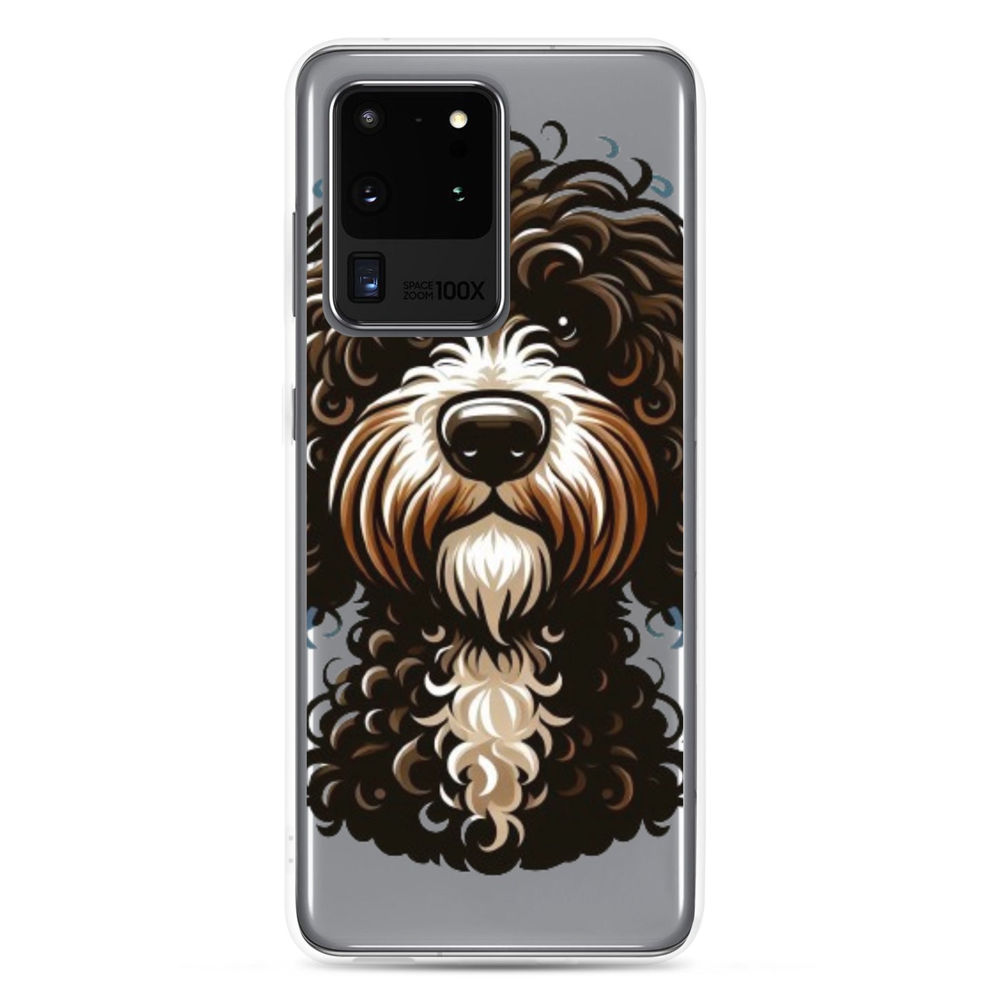 Funda transparente water dog sad