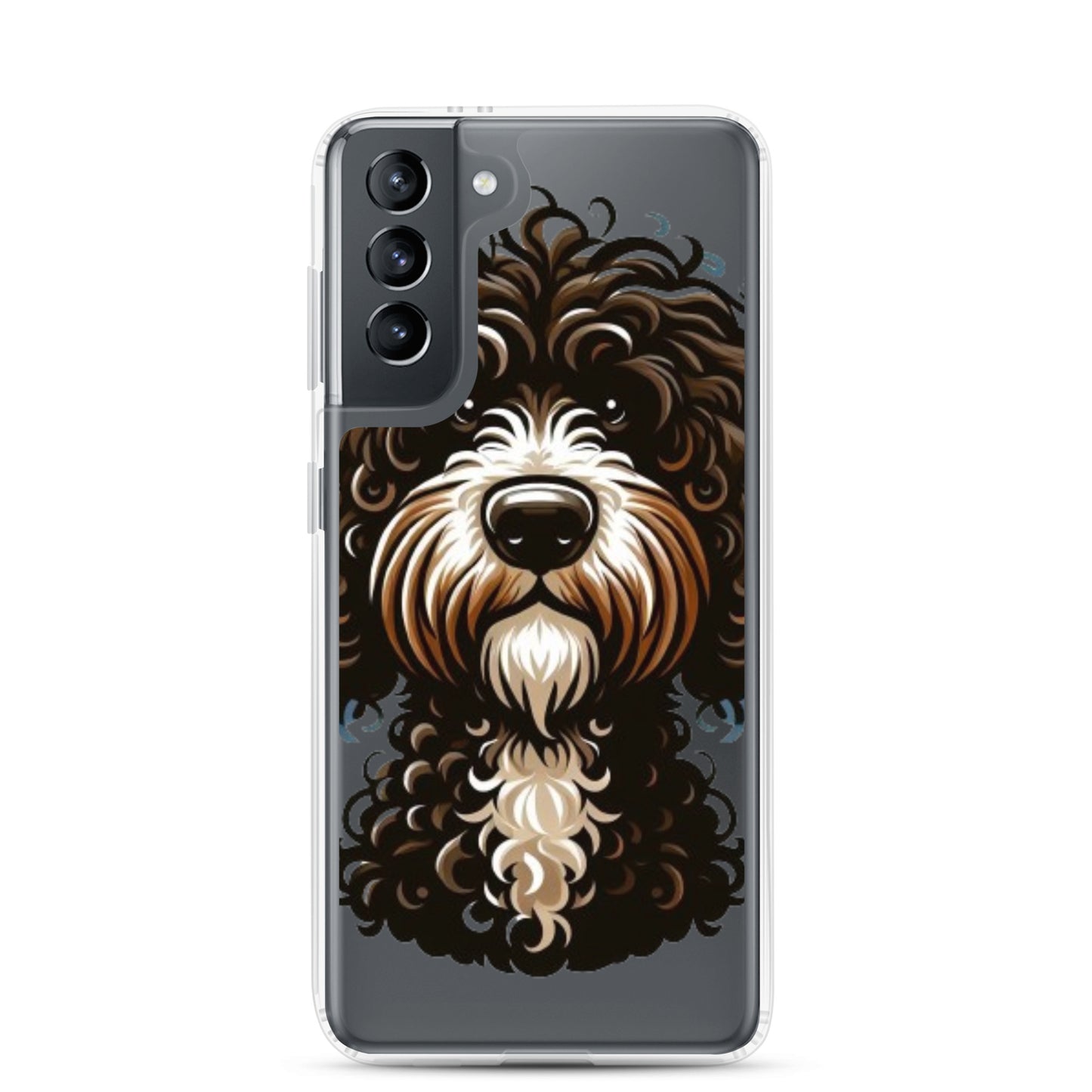 Funda transparente water dog sad