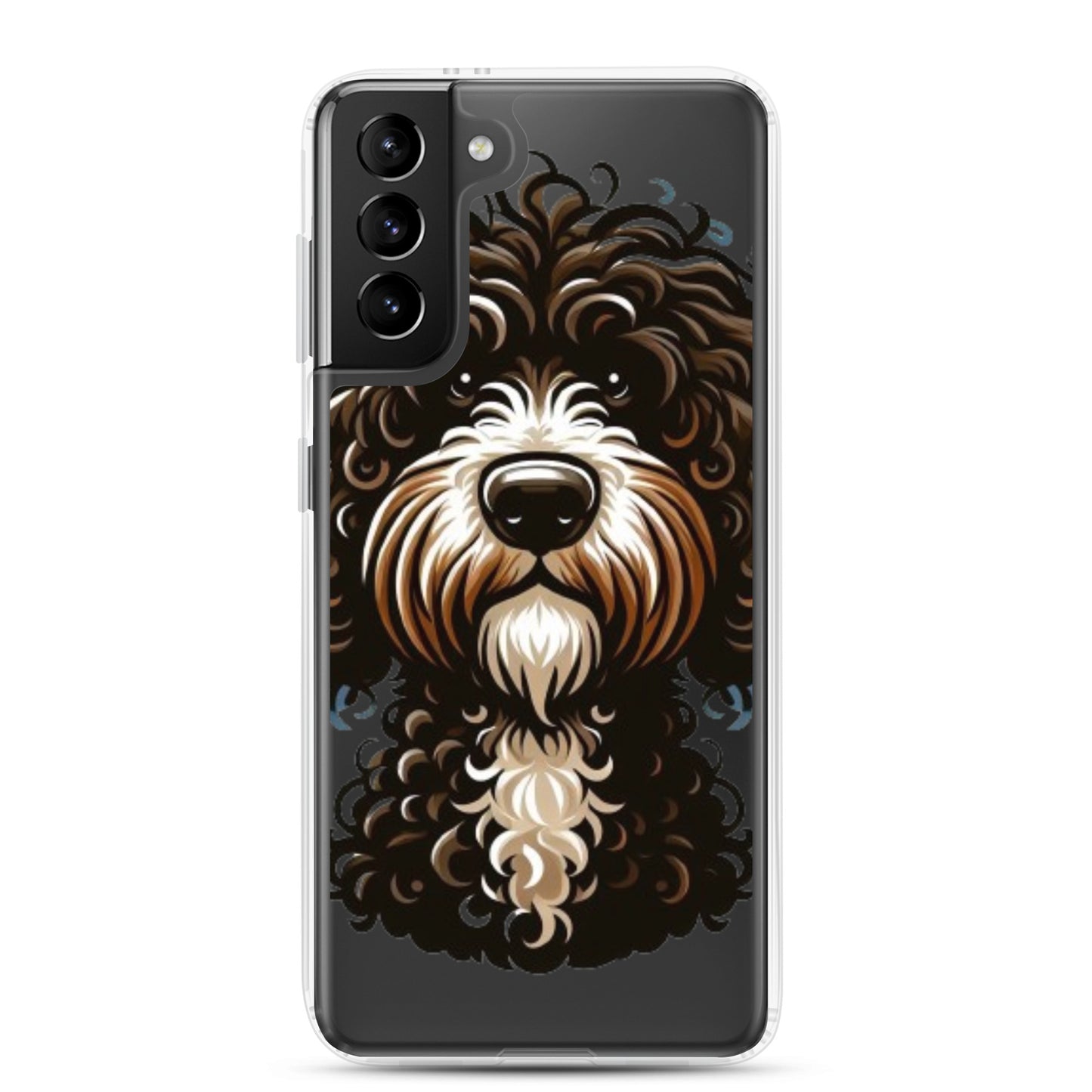 Funda transparente water dog sad