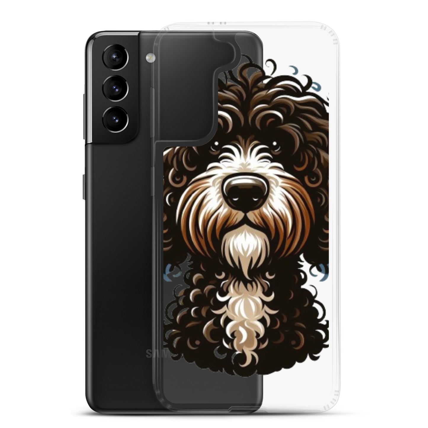 Funda transparente water dog sad