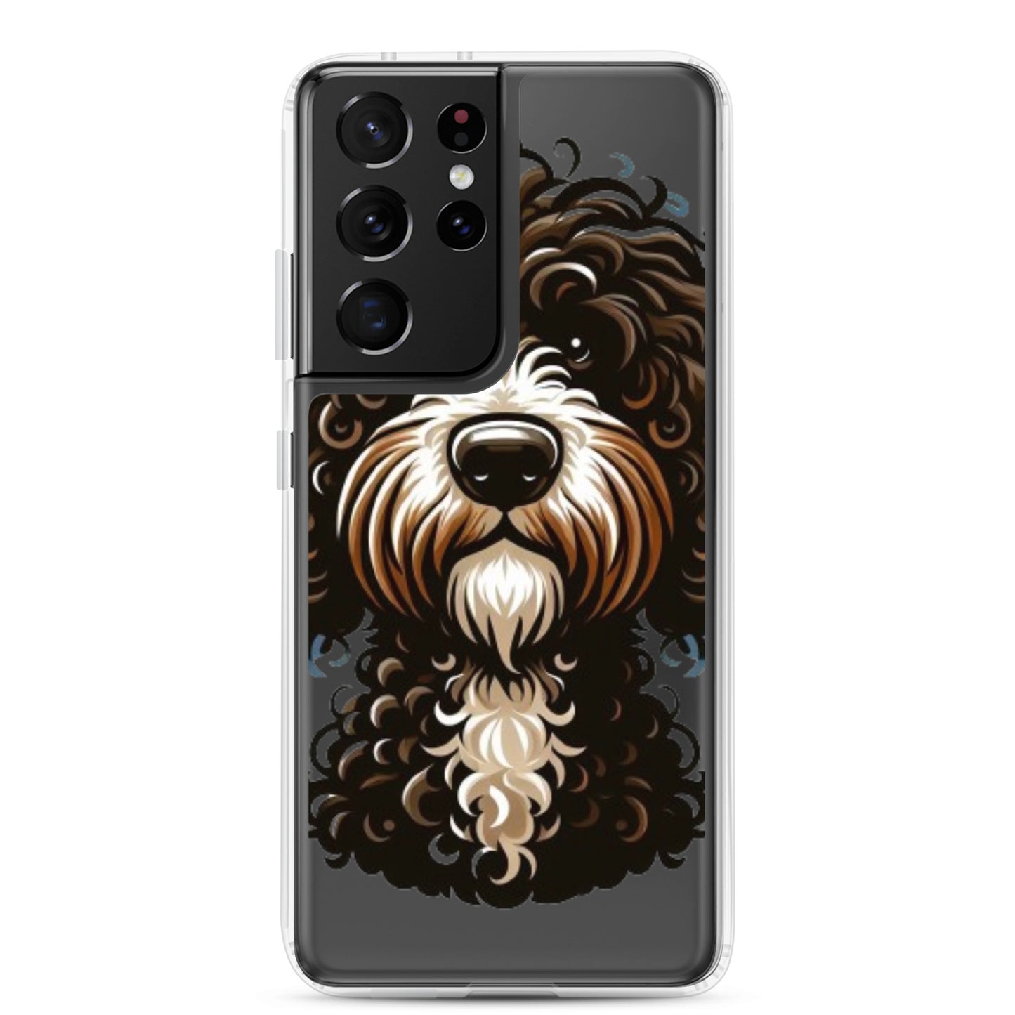 Funda transparente water dog sad