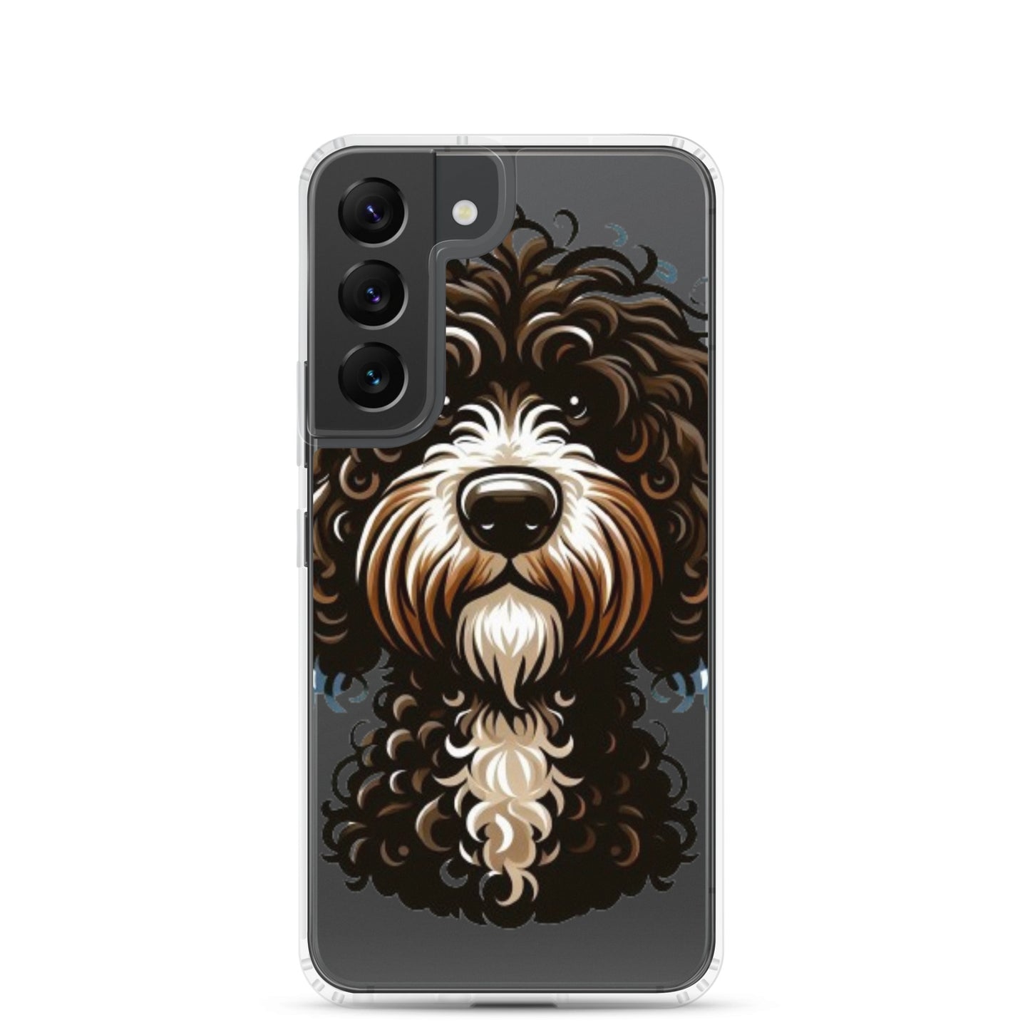 Funda transparente water dog sad