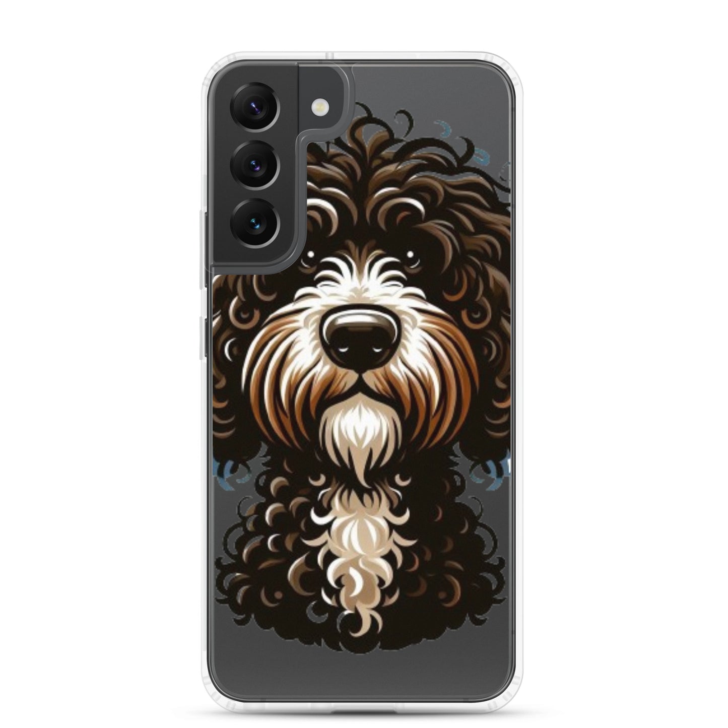 Funda transparente water dog sad