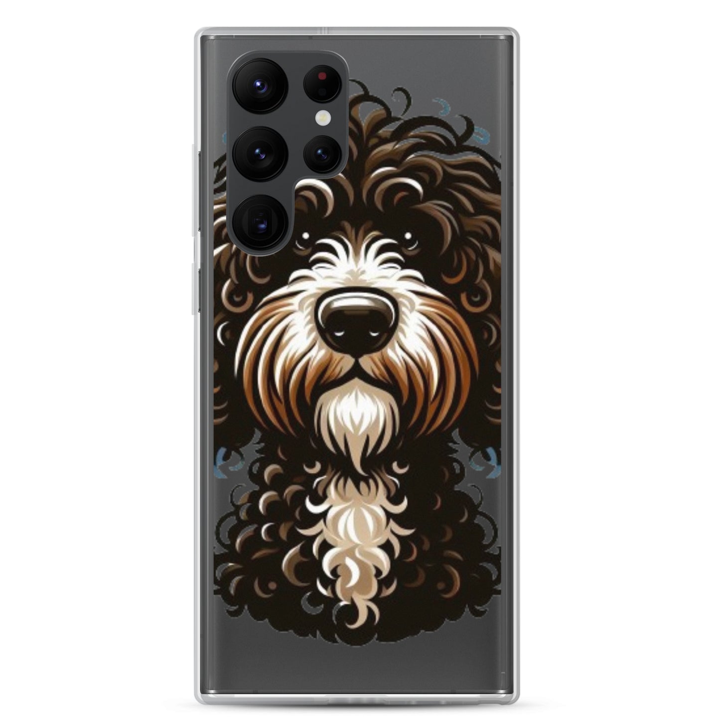 Funda transparente water dog sad