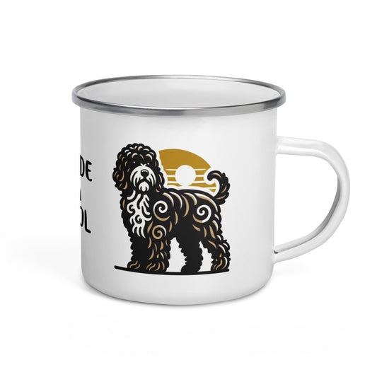 Taza esmaltada water dog great