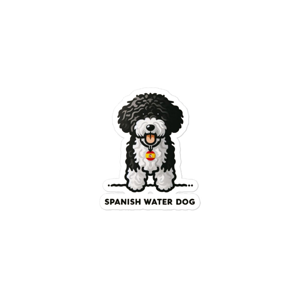 Pegatina exclusiva Spanish Water Dog WD