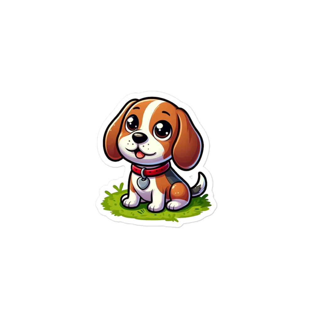 Pegatina beagle puppy