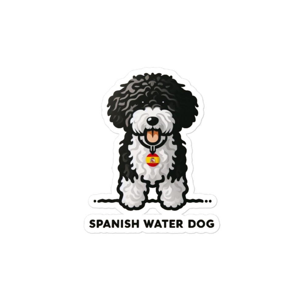 Pegatina exclusiva Spanish Water Dog WD