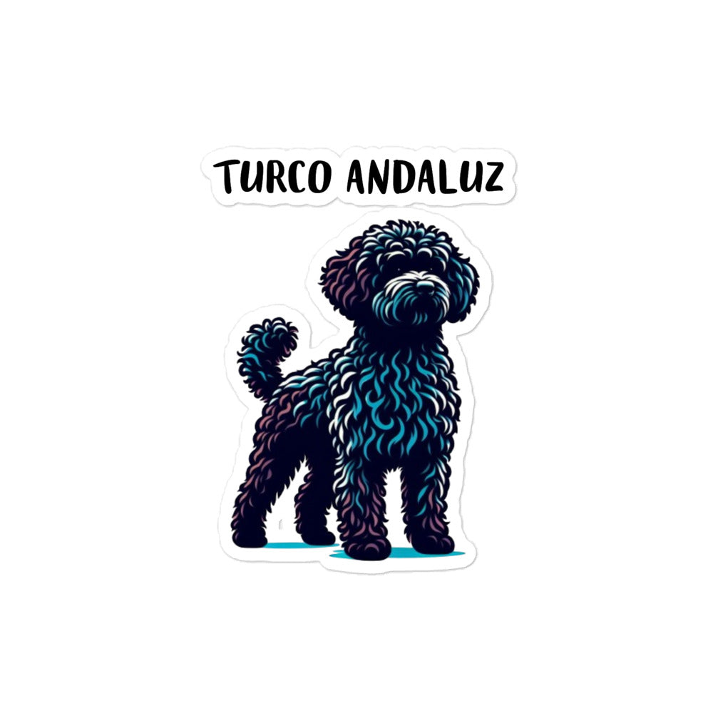 Pegatina water dog turco andaluz