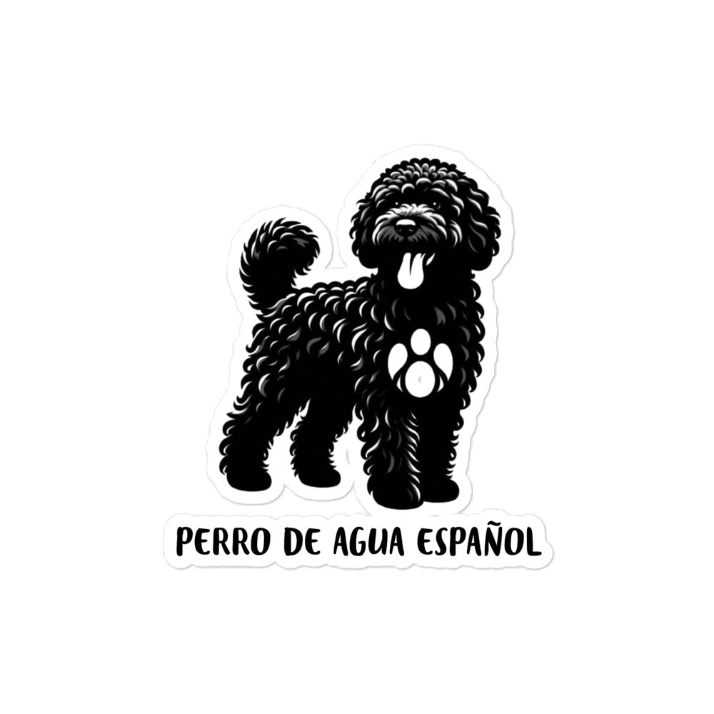 Pegatinas water dog black