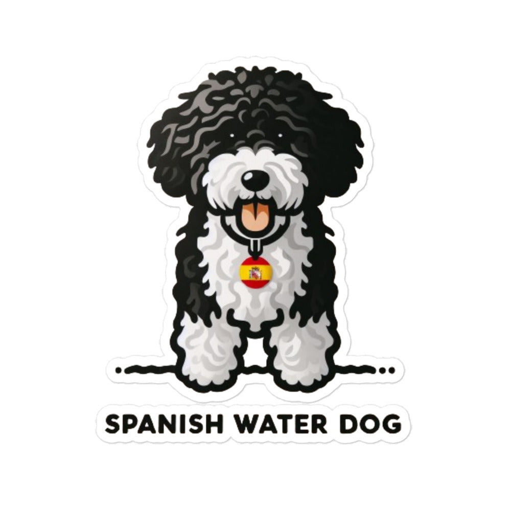 Pegatina exclusiva Spanish Water Dog WD