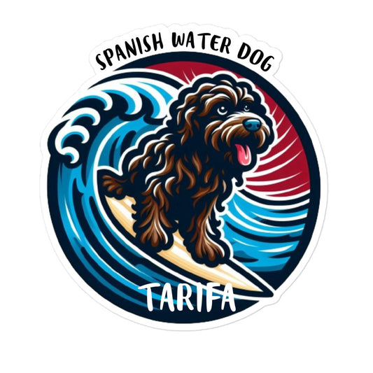 Pegatina water dog Tarifa