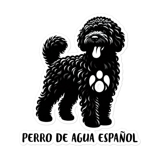 Pegatinas water dog black