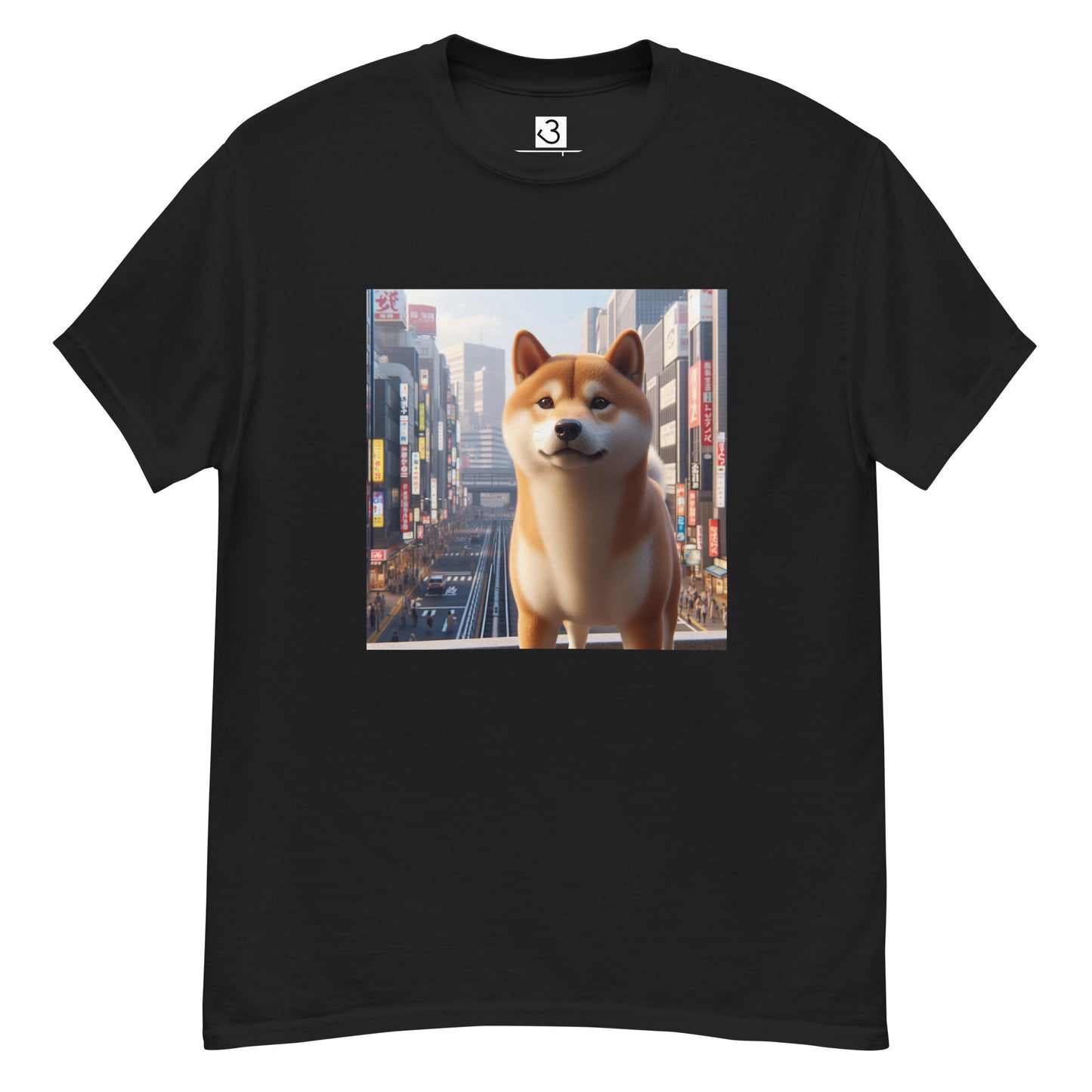 Camiseta shiba inu infront