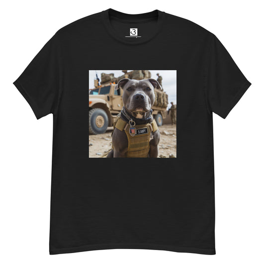 Camiseta pitbull ejército