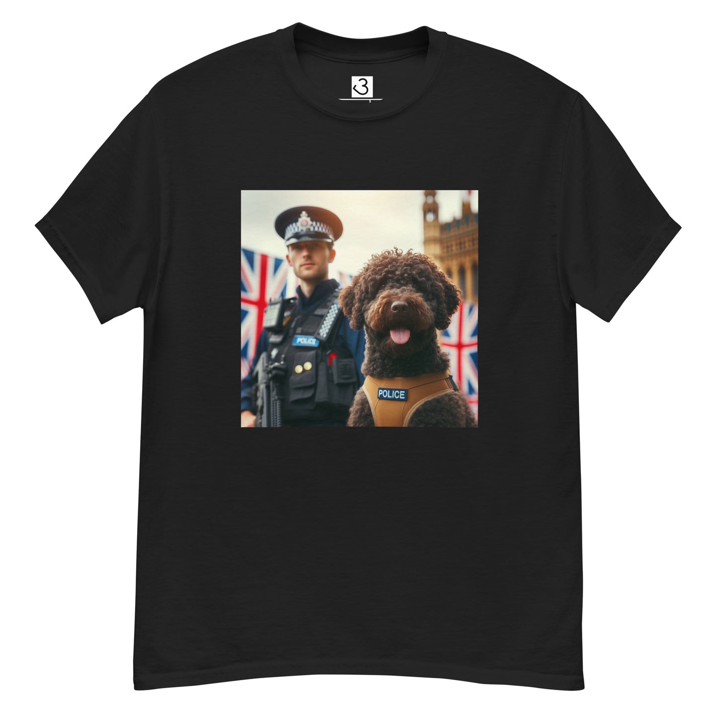 Camiseta water dog policía