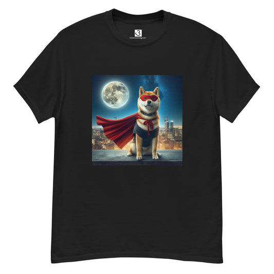 Camiseta shiba inu héroe