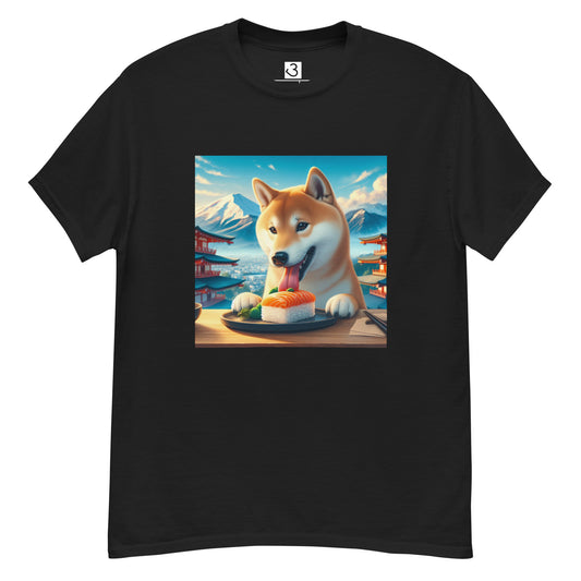 Camiseta shiba inu food