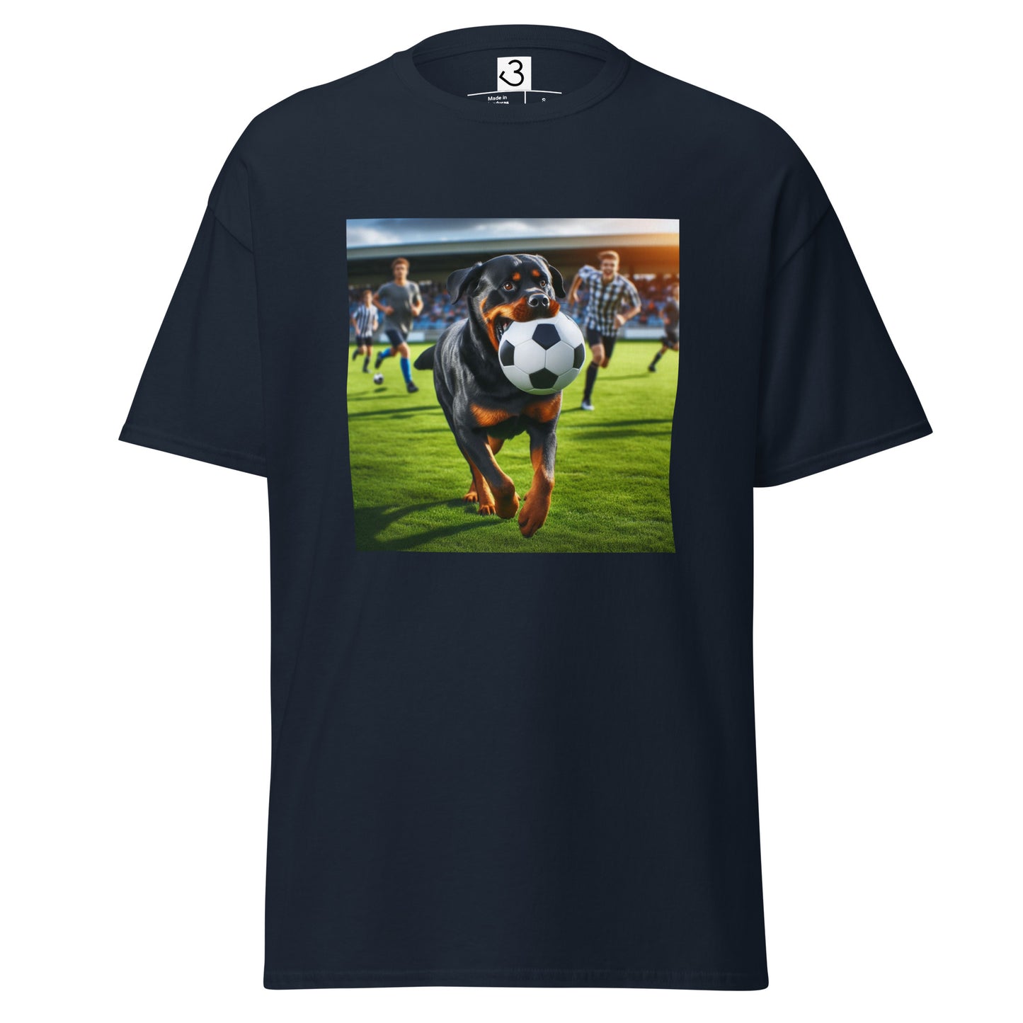 Camiseta rottweiler fútbol