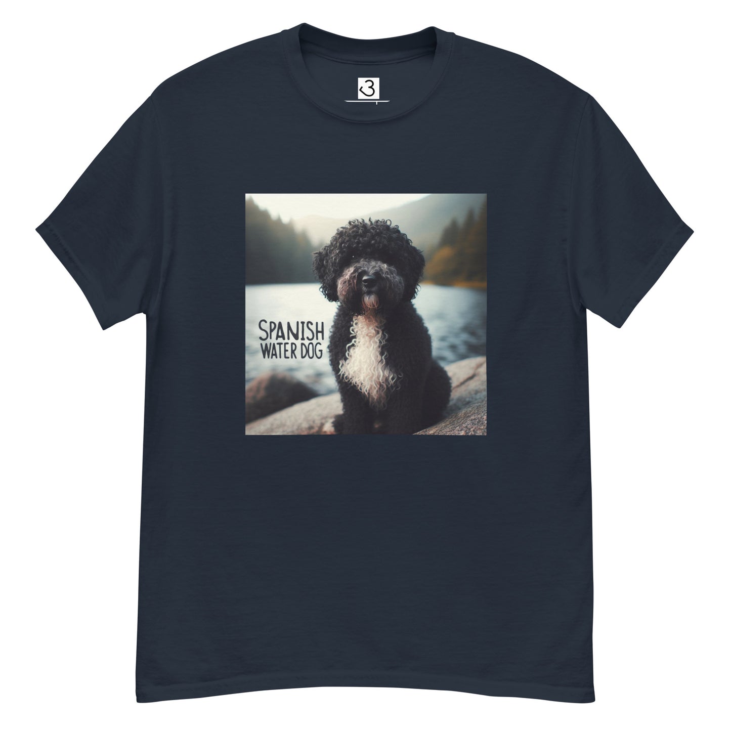 Camiseta water dog negrita