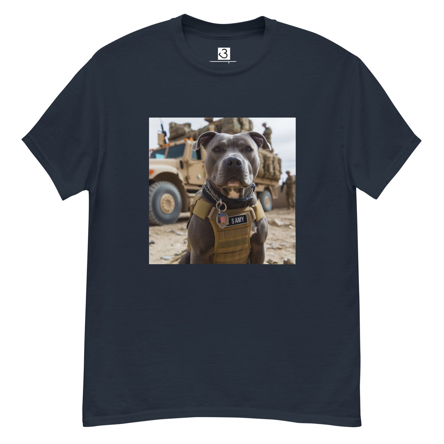 Camiseta pitbull ejército