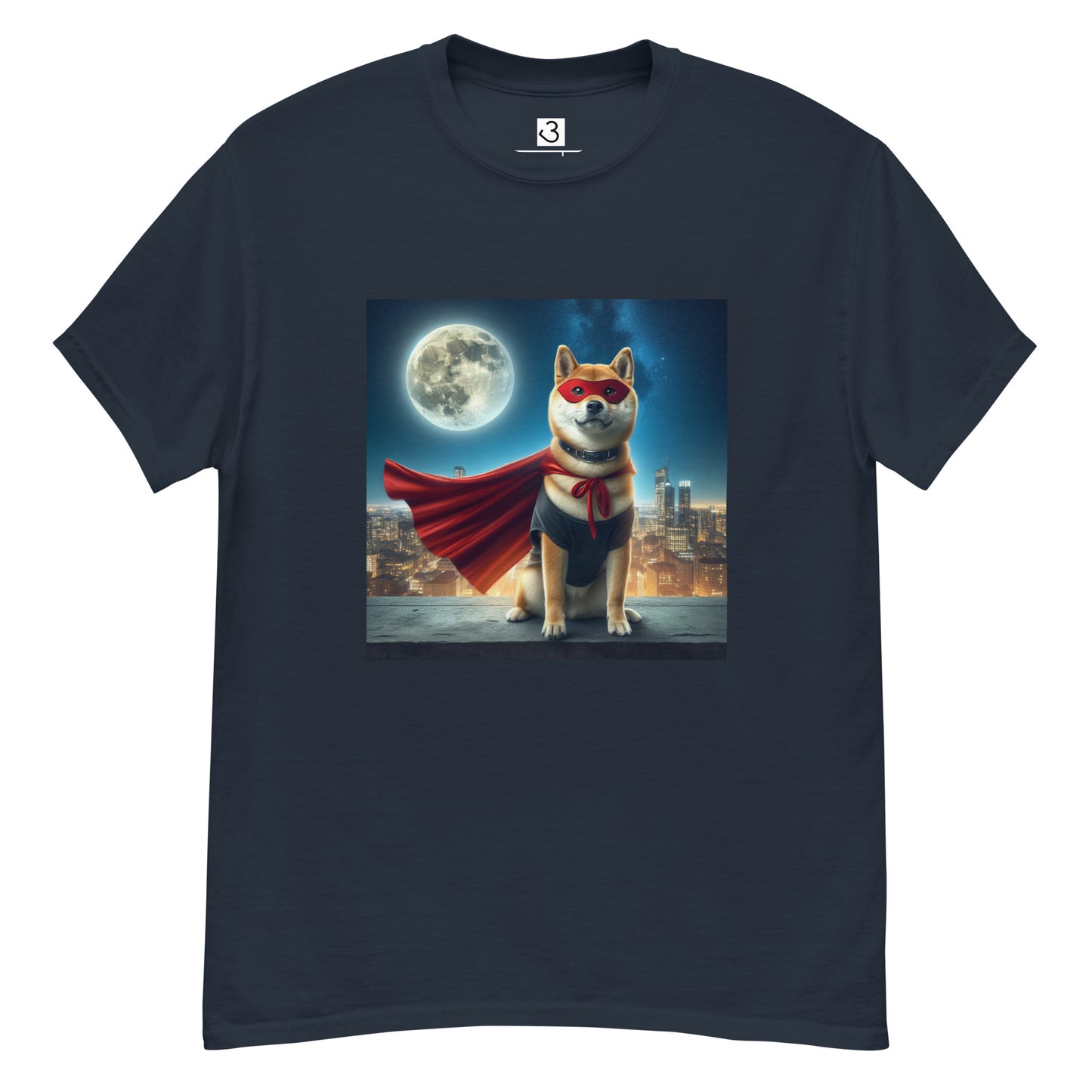 Camiseta shiba inu héroe