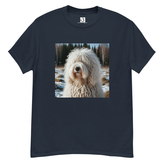 Camiseta komondor nieve