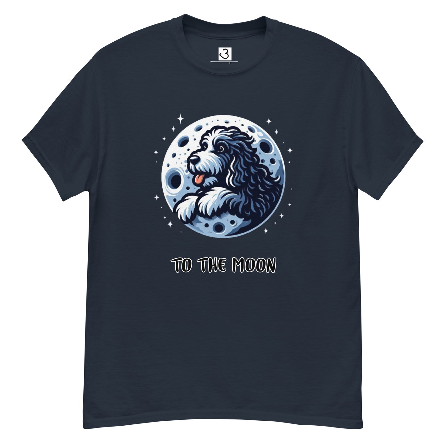 Camiseta water dog to the moon