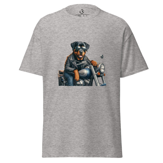 Camiseta rottweiler motorista