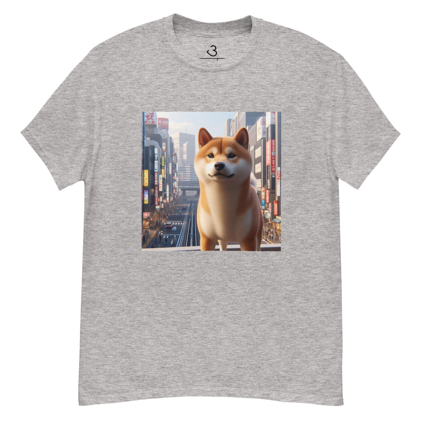 Camiseta shiba inu infront