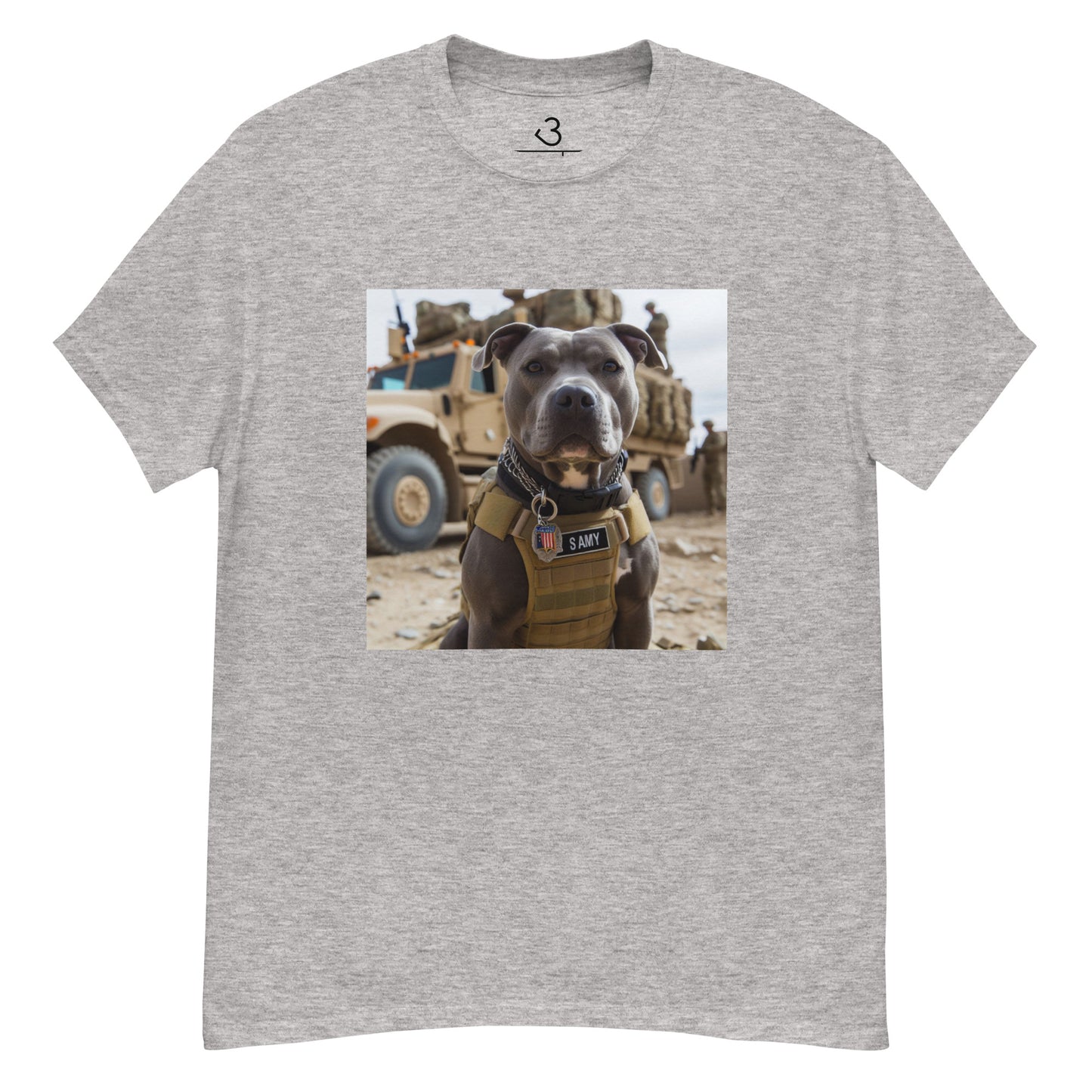 Camiseta pitbull ejército