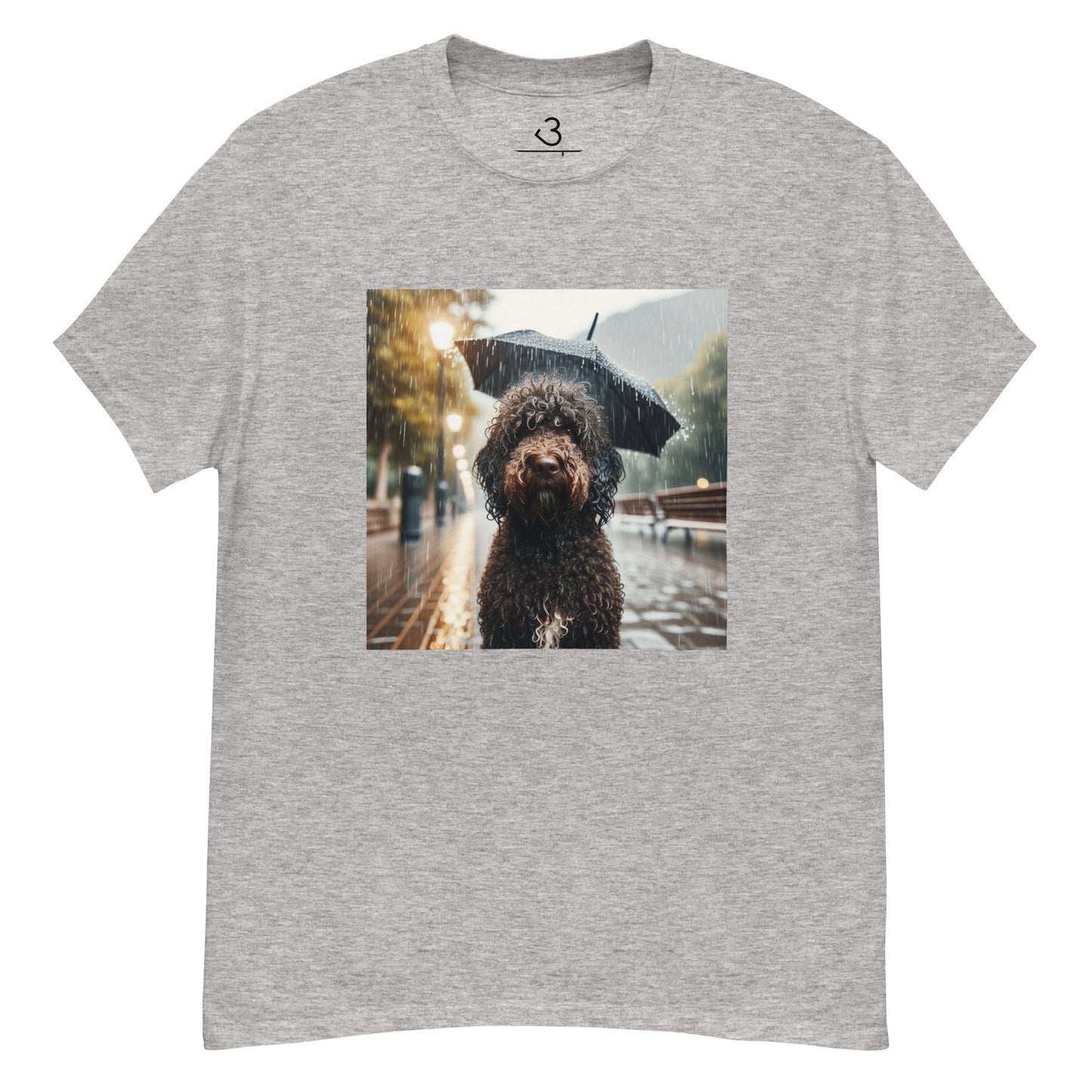 Camiseta water dog lluvia