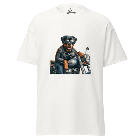 Camiseta rottweiler motorista