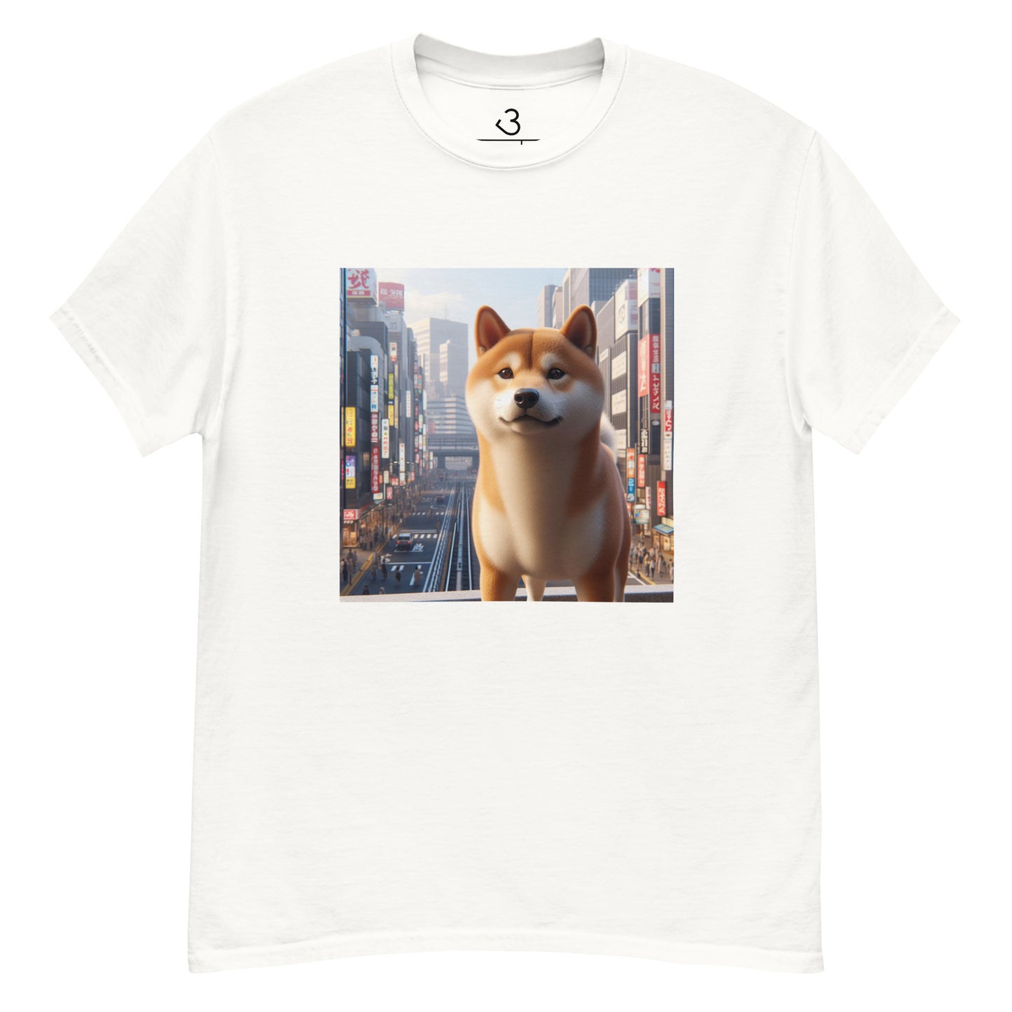 Camiseta shiba inu infront