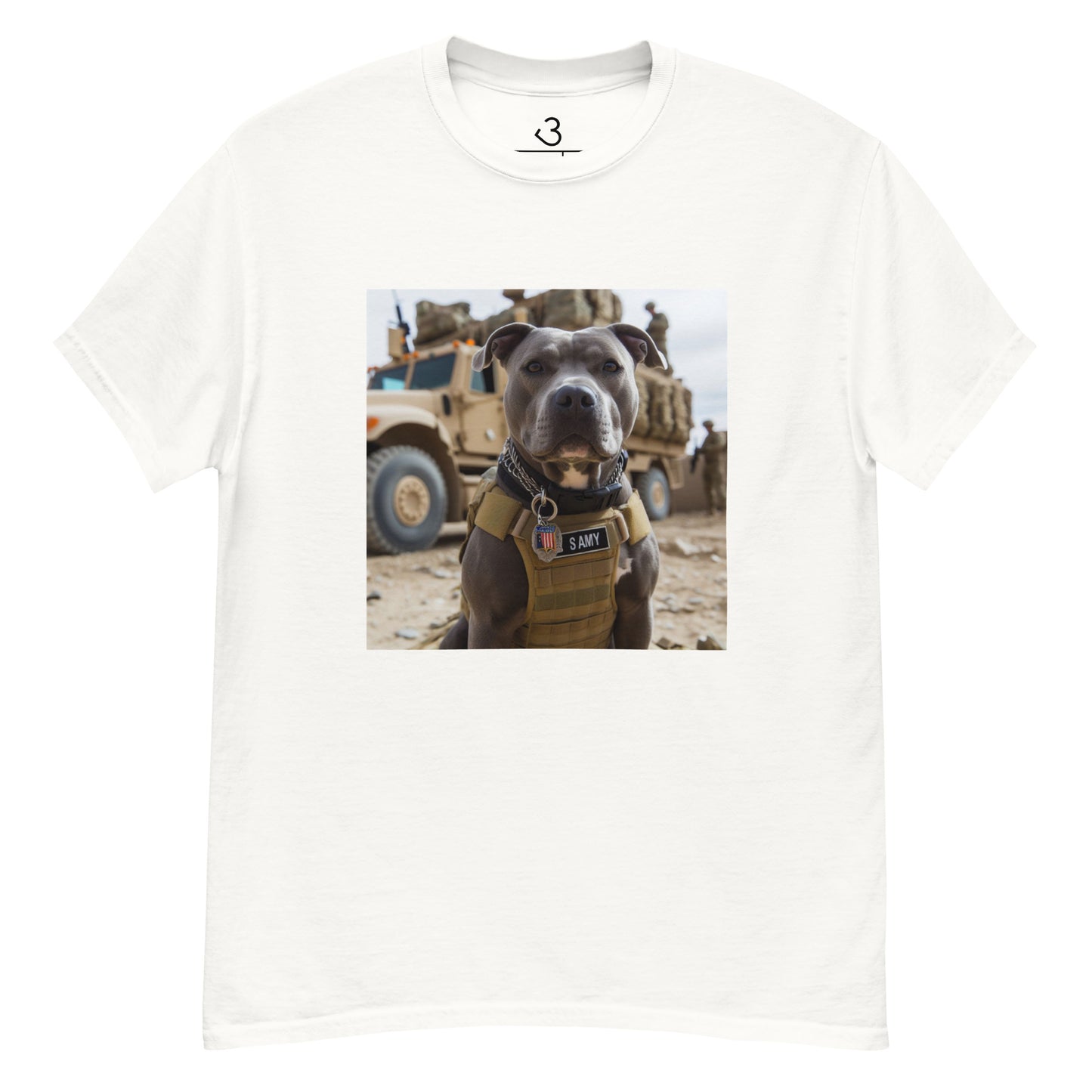 Camiseta pitbull ejército