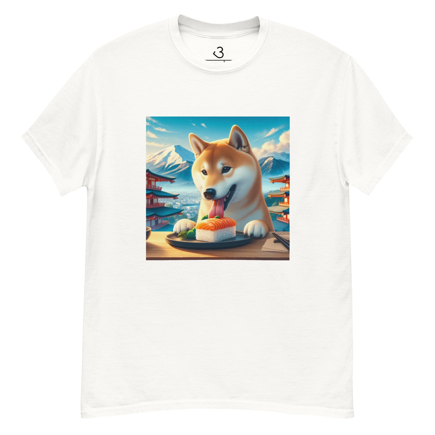 Camiseta shiba inu food