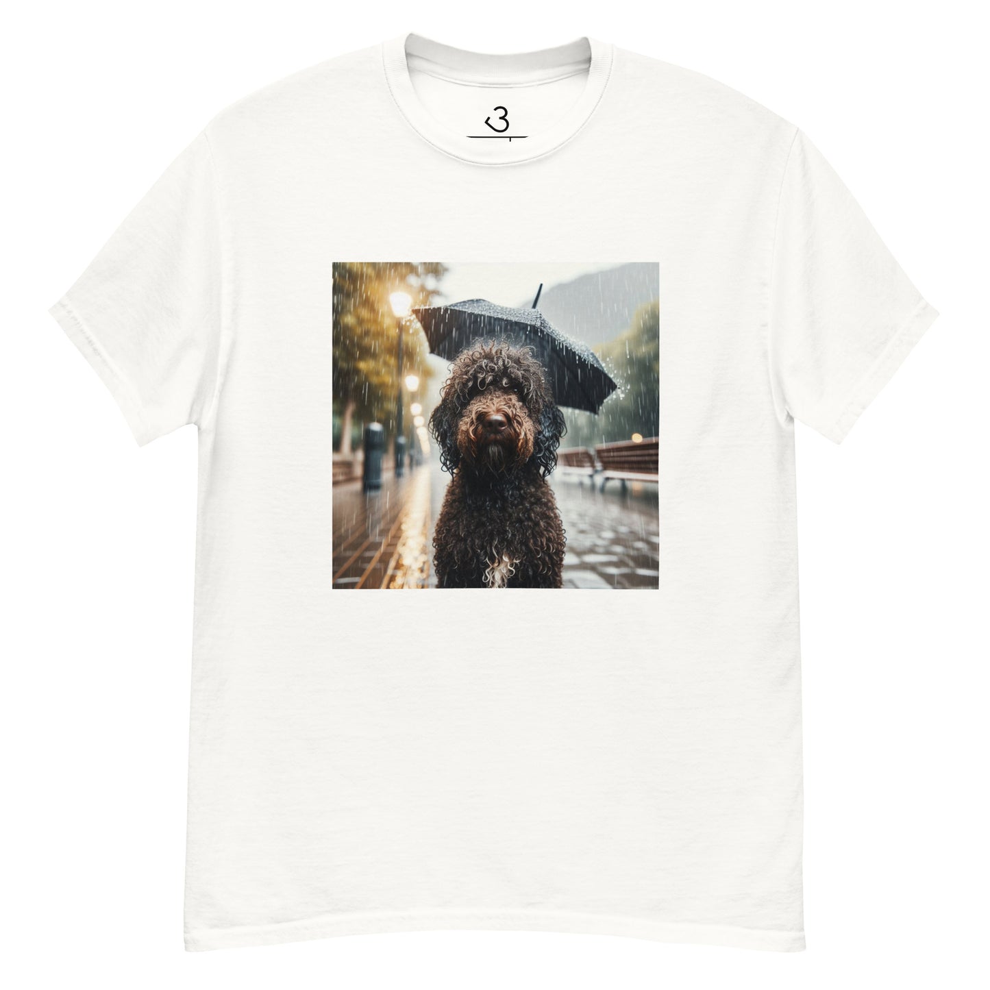 Camiseta water dog lluvia