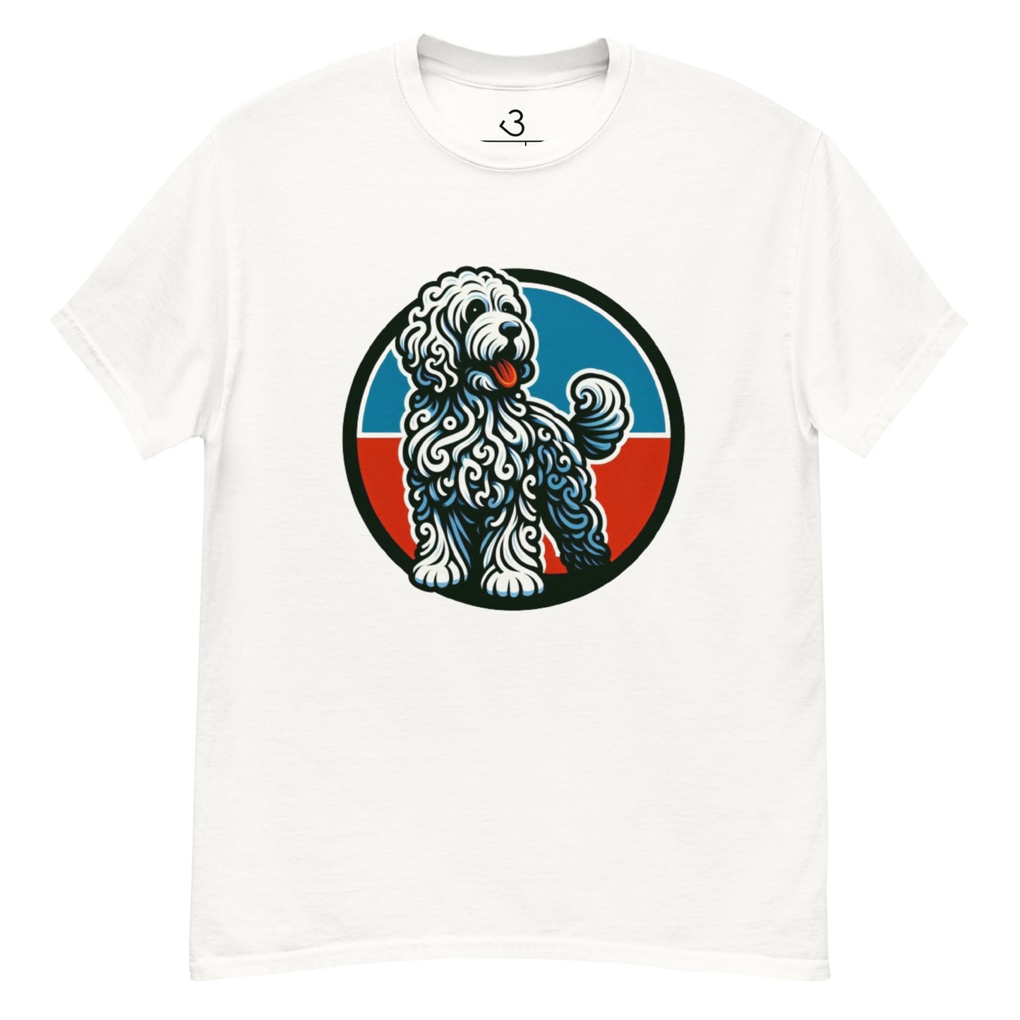 Camiseta water dog blanco