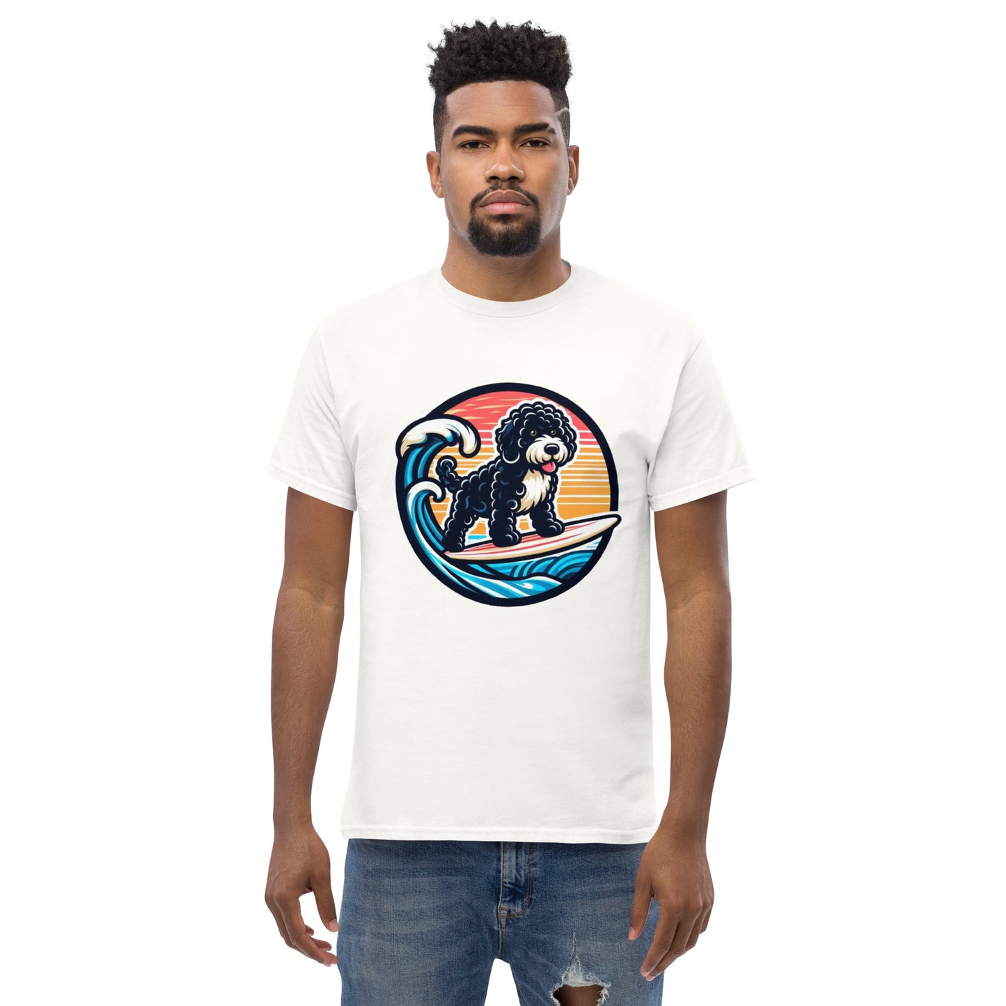 Camiseta water dog surferito