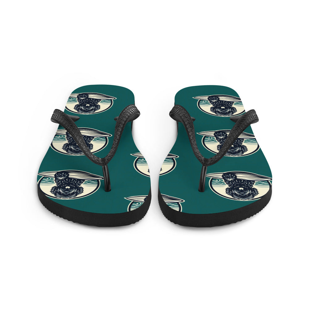 Chanclas water dog green