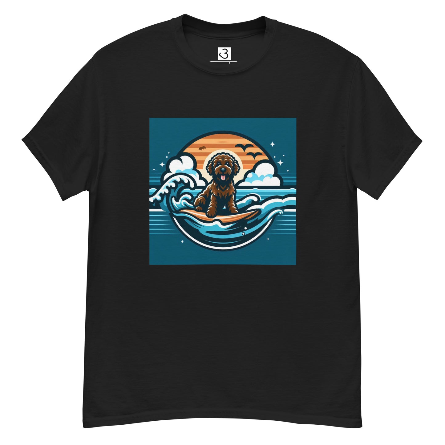 Camiseta water dog waves waves