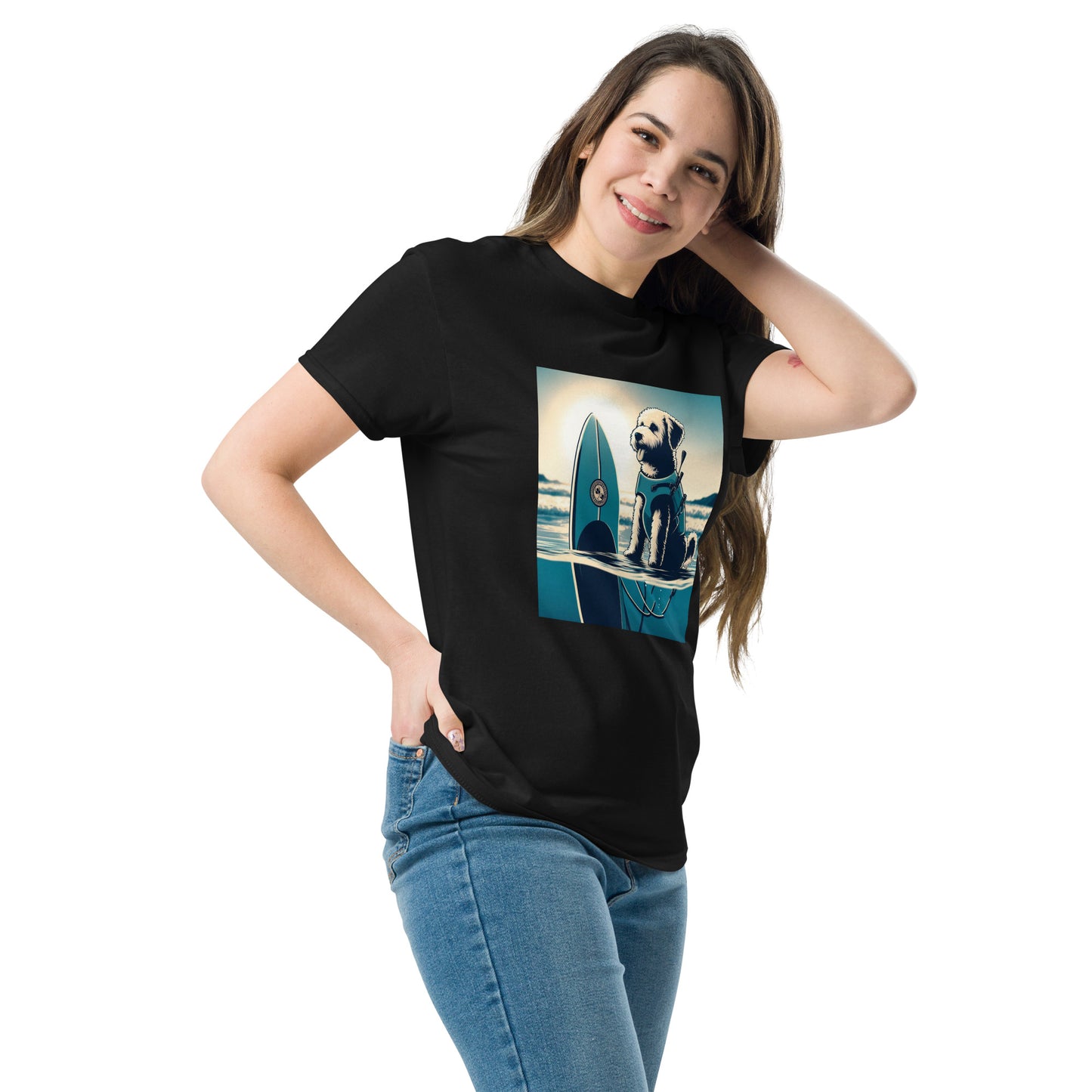 Camiseta water dog vive el surf