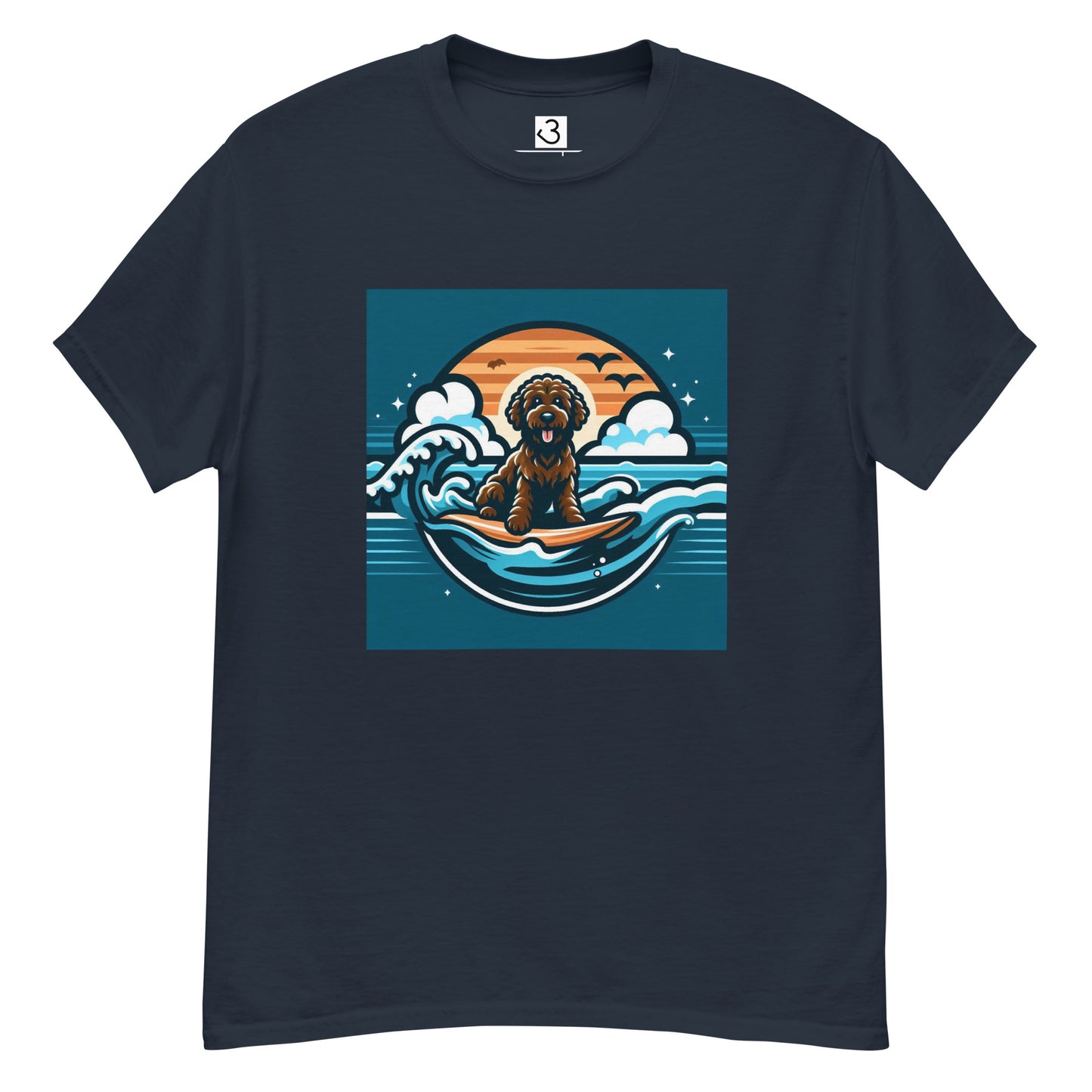 Camiseta water dog waves waves