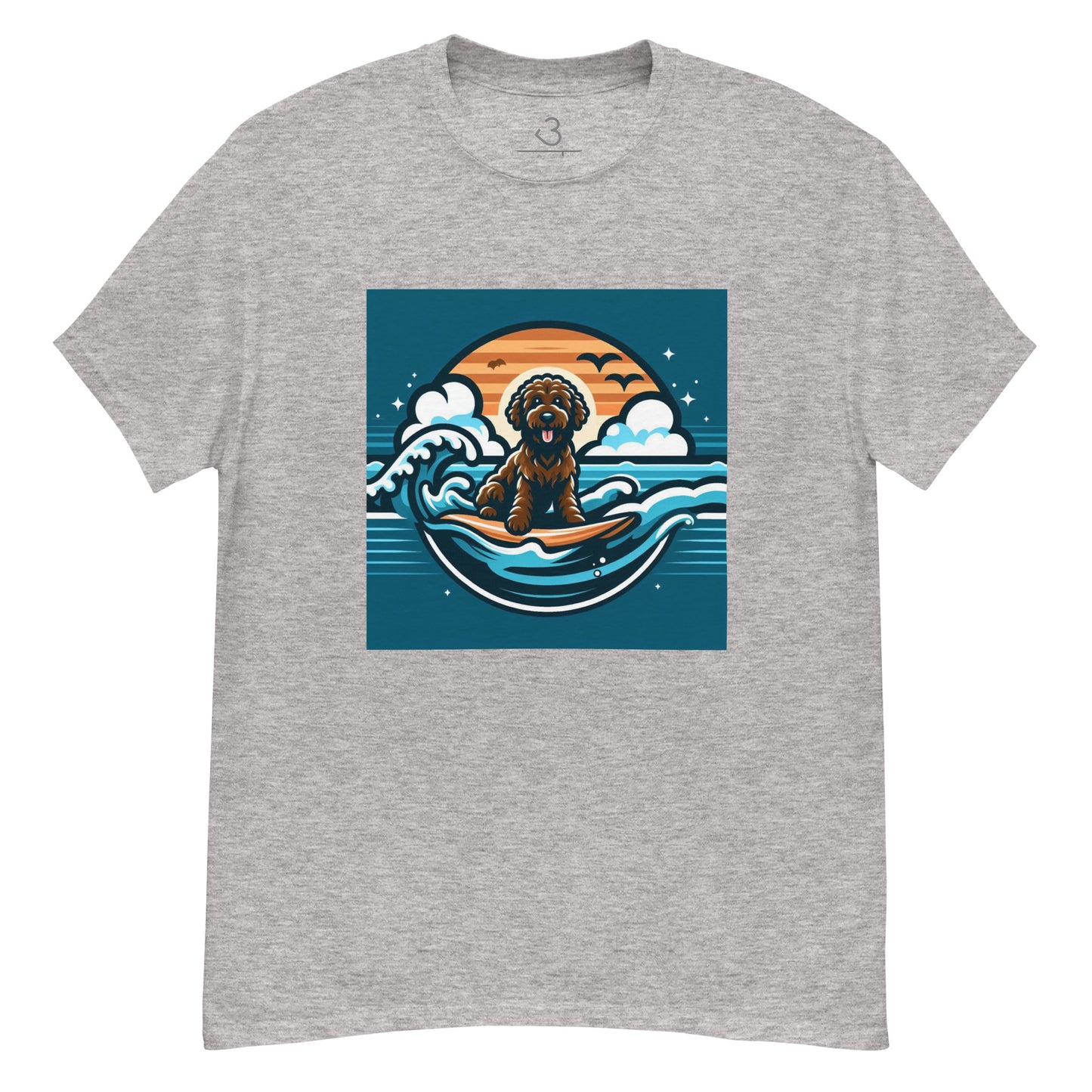 Camiseta water dog waves waves