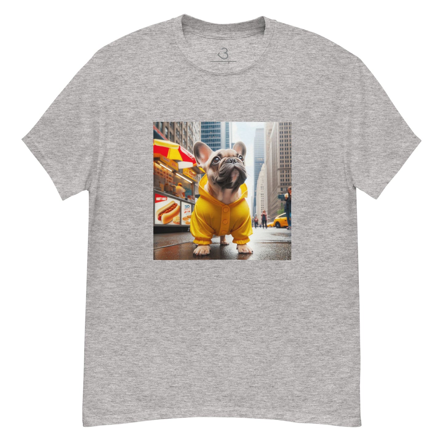 Camiseta bulldog francés New York